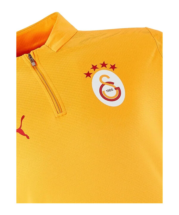 puma galatasaray istanbul 14 trening majica s patentnim zatvaračem žuta f202