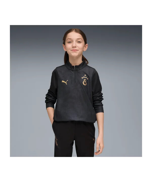 puma galatasaray istanbul dječja majica s kapuljačom crna f010