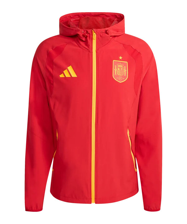 adidas Španjolska tiro putna vjetrovka crvena
