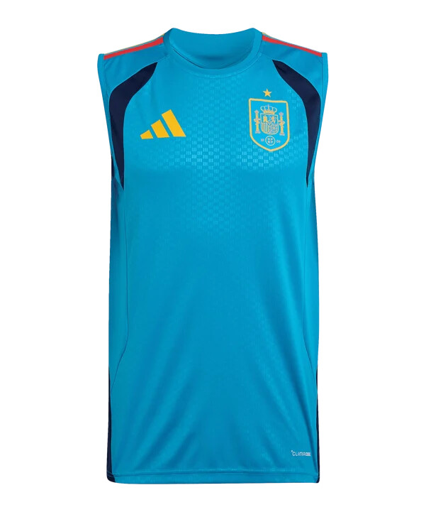 adidas Španjolska tiro majica bez rukava za trening plava