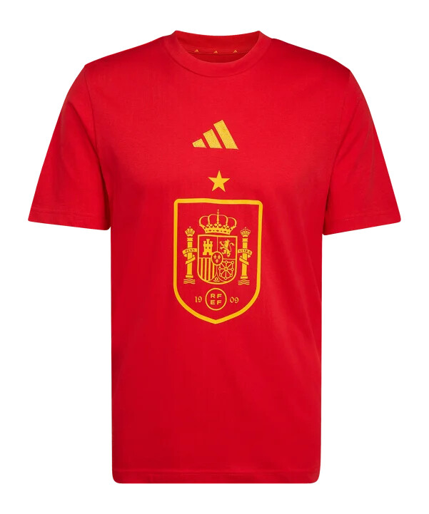 adidas Španjolska dna grafička majica kratkih rukava crvena