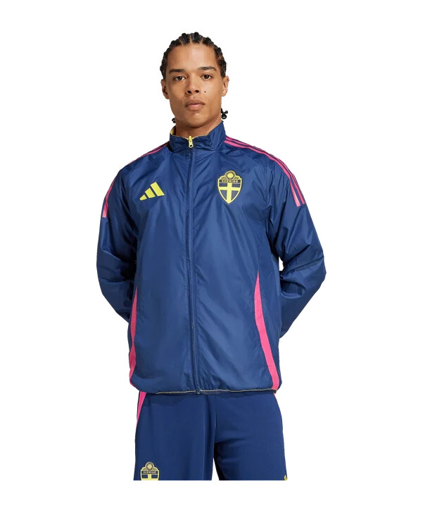 adidas sweden anthem jakna plava